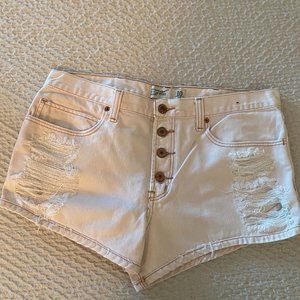 Blush High Waisted Shorts